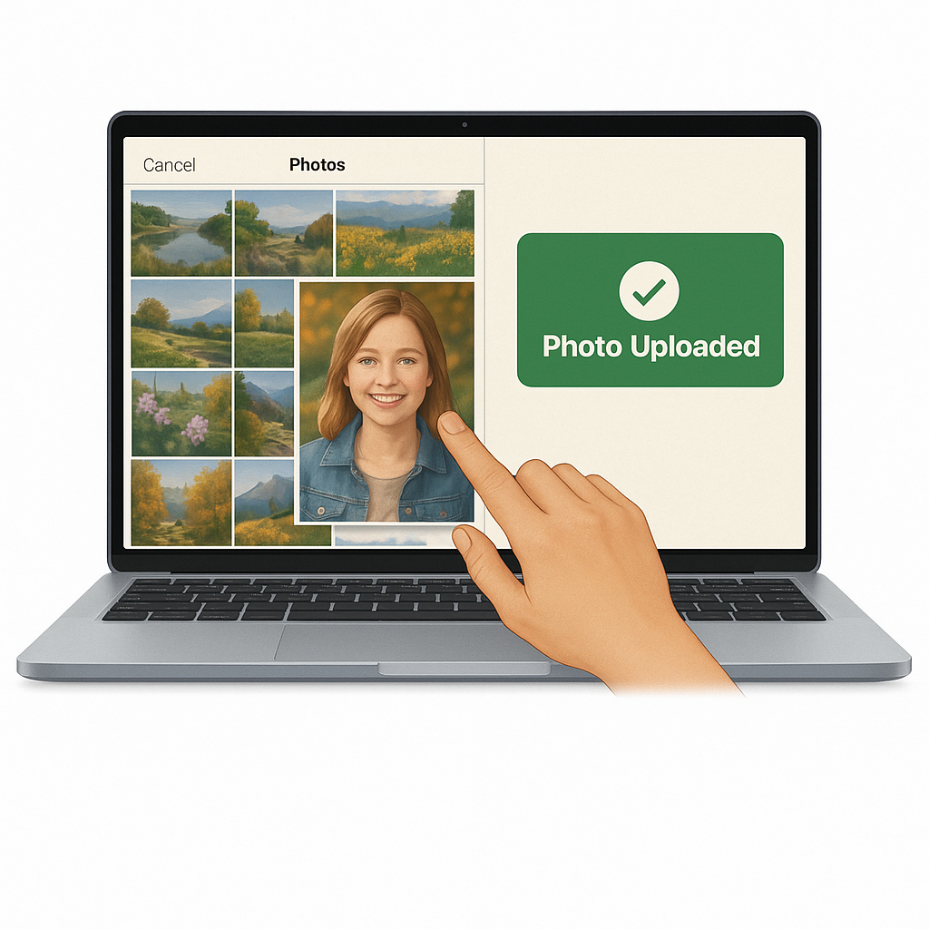 Upload Photo Example